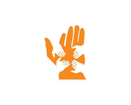 Hand Care Logo Template vector icon Businessのイラスト素材