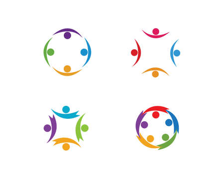 community logo iconのイラスト素材