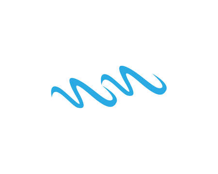 Wave logos symbol vectorのイラスト素材
