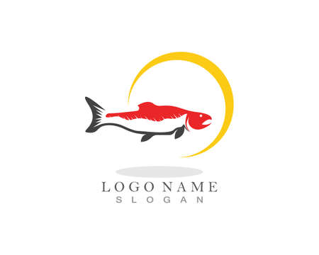 Fish Logo Templateのイラスト素材