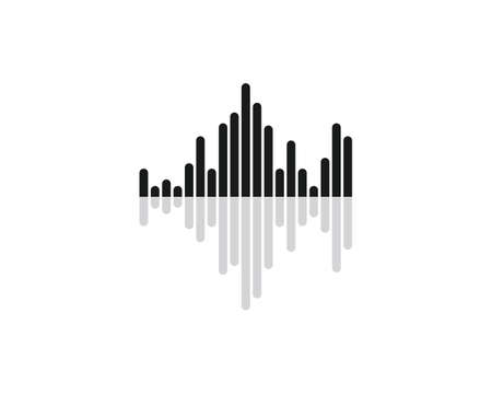 Sound wave illustration - Vectorのイラスト素材