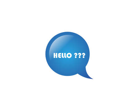 Speech bubble vector icon designのイラスト素材