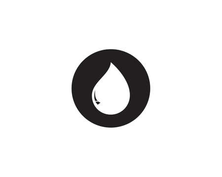 water drop Logo Template vector illustration designのイラスト素材