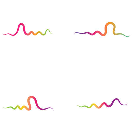 Sound waves vector illustration design templateのイラスト素材