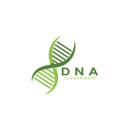 DNA logo and symbol template iconのイラスト素材