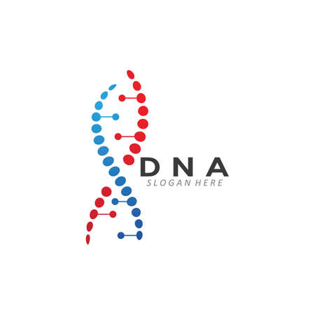 DNA logo and symbol template iconのイラスト素材