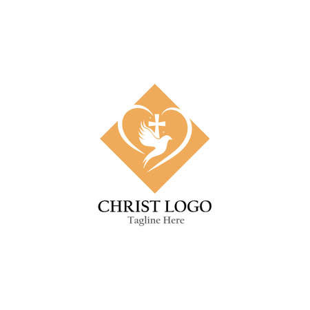 Church Logo vector template creative icon designのイラスト素材