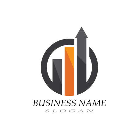 Business Finance professional logo template vectorのイラスト素材