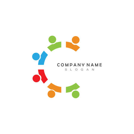 Community Symbol Vector Icon Illustrationのイラスト素材