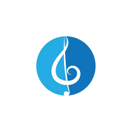 Music note Icon Vector Illustrationのイラスト素材