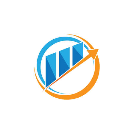 Business Finance professional logo template vectorのイラスト素材