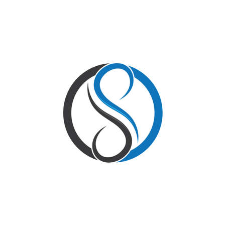 Business corporate letter S logo design vectorのイラスト素材