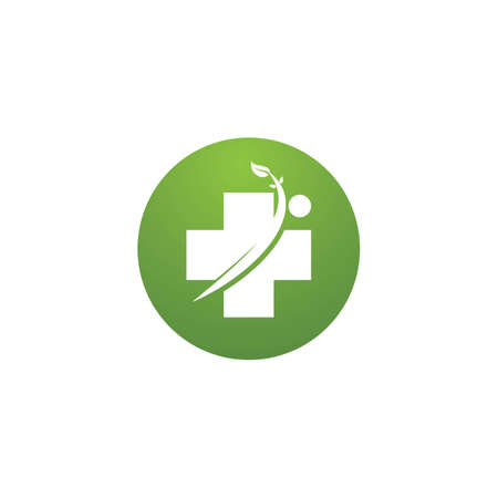 Cross medical hospital logo vectorのイラスト素材