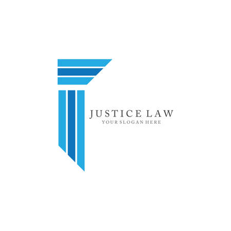 Pillar Logo vector templateのイラスト素材