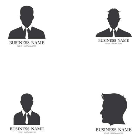 head man silhouetteのイラスト素材