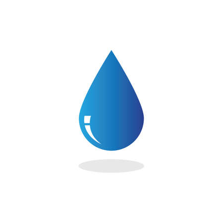 Natural water leaf logo and symbol templateのイラスト素材