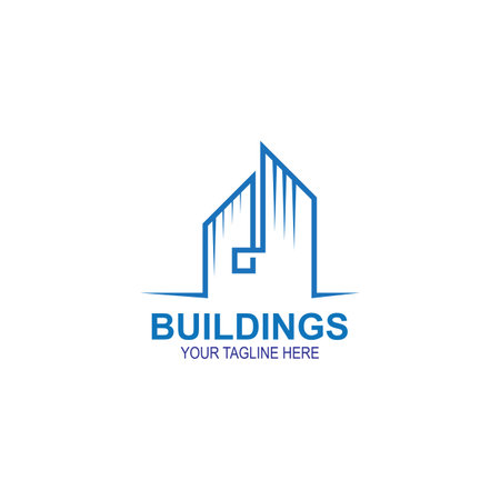 Set of Building and Construction Logo Vector Design. Real Estate Logoのイラスト素材