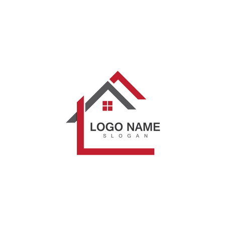 Home logo , Property and Construction Logo designのイラスト素材