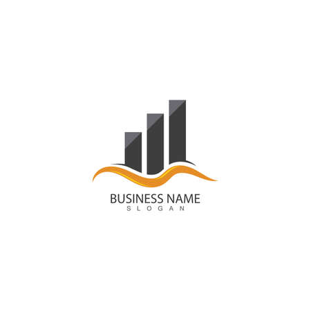 Business Marketing and finance idea logo concept template designのイラスト素材