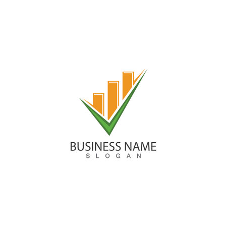 Business Marketing and finance idea logo concept template designのイラスト素材