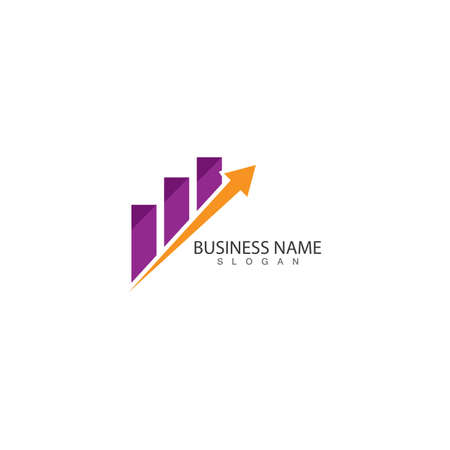 Business Marketing and finance idea logo concept template designのイラスト素材