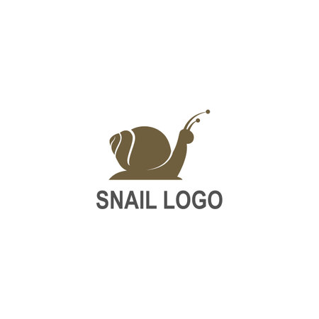 Snail logo creative template vector icon illustration designのイラスト素材