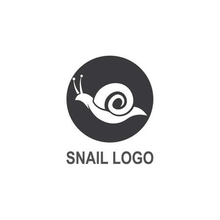 Snail logo creative template vector icon illustration designのイラスト素材