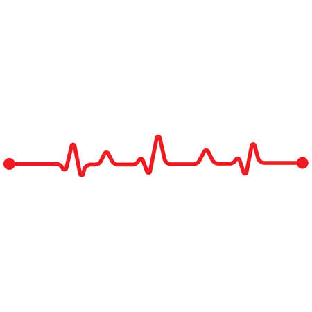 Art design health medical heartbeat pulse vector templateのイラスト素材