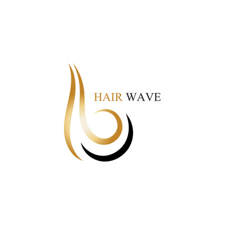 beauty hair logo vector templateのイラスト素材