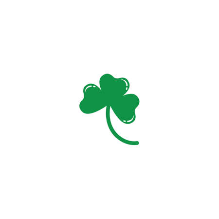Clover leaf logo icon design template vector