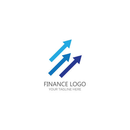 Finance Logo template vector icon designのイラスト素材