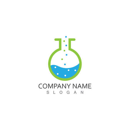 Health Medical Lab Logo template vector illustrationのイラスト素材