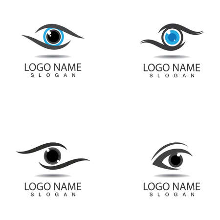 Eye care logo and symbol vectorのイラスト素材