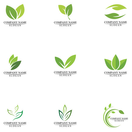 Eco icon green leaf vector illustrationのイラスト素材