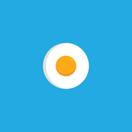 Scrambled egg logo design template