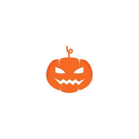 Halloween face horror logo and symbolのイラスト素材