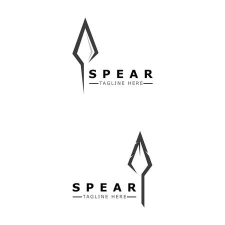 Spear vector illustration icon Template designのイラスト素材