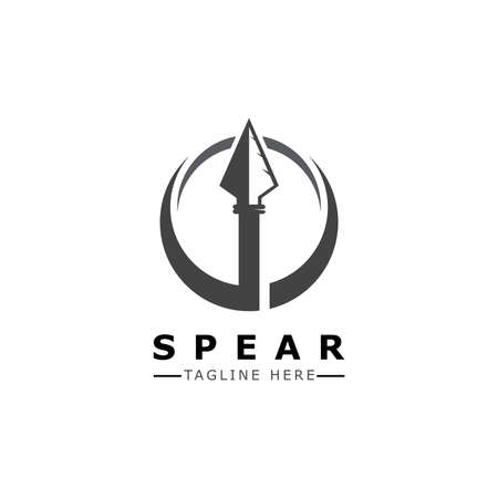 Spear vector illustration icon Template designのイラスト素材