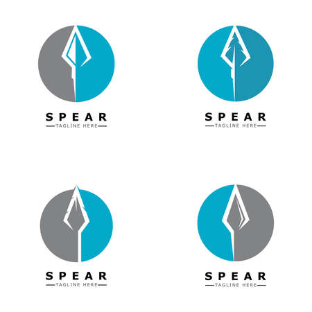 Spear vector illustration icon Template designのイラスト素材