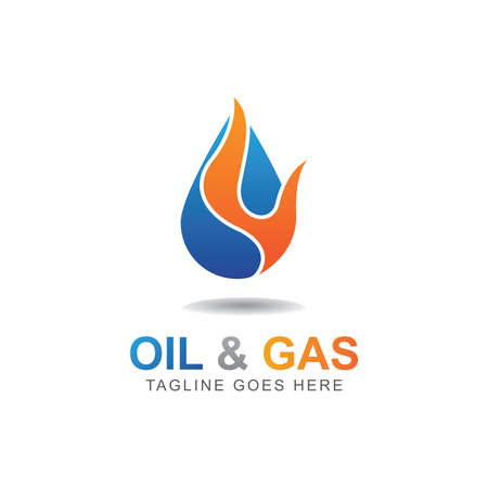 Oil And Gas Logo Design Vector Templateのイラスト素材