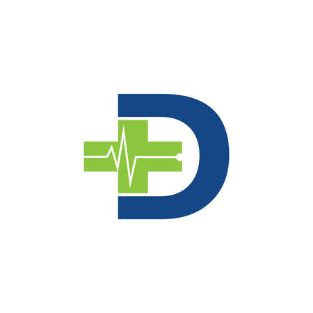 Medicine Pharmacy Health Logo Medical Herbal Plus Icon Health Care Symbol Vector Designのイラスト素材