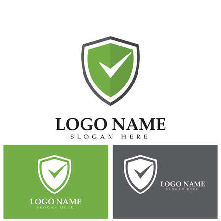 Shield  Check Mark Design Templateのイラスト素材