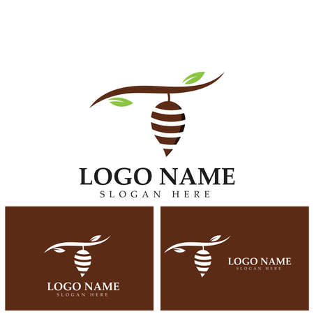 Cocoon logo template vector icon illustration designのイラスト素材