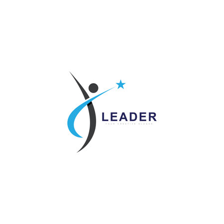 leadership logo success logo and education logo vectorのイラスト素材
