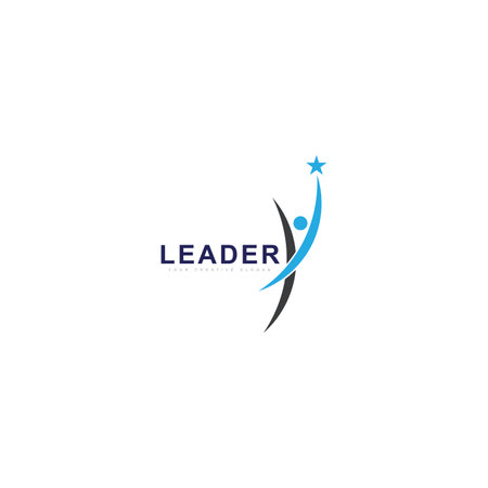 leadership logo success logo and education logo vectorのイラスト素材