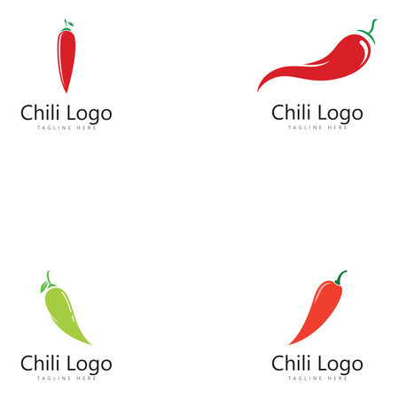 chili logo templateのイラスト素材
