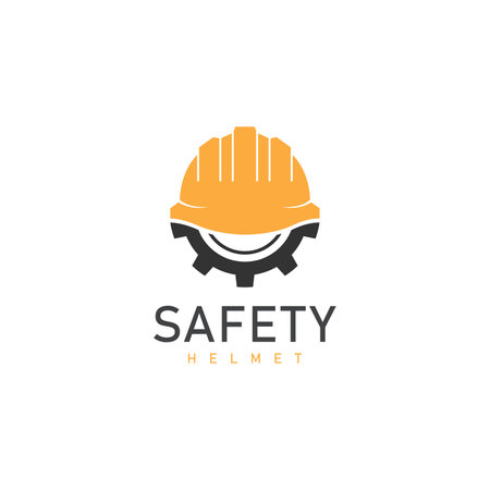 work safety helmet  gear design vector illustration iconのイラスト素材