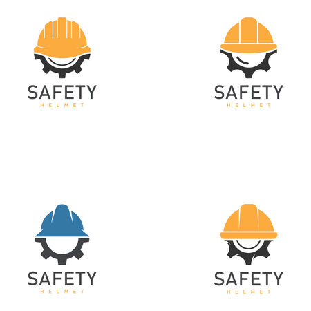 work safety helmet  gear design vector illustration iconのイラスト素材