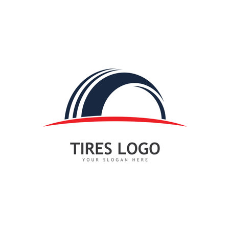 tires logo illustration vector design iconのイラスト素材