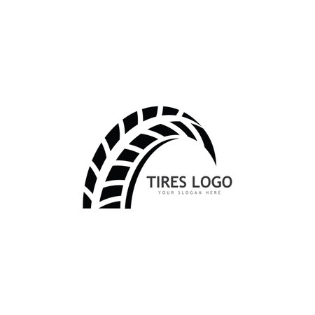 tires logo illustration vector design iconのイラスト素材
